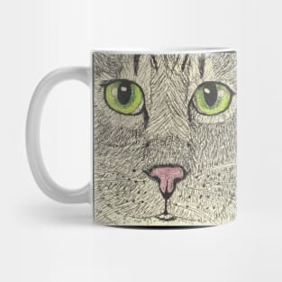 cat face Mug